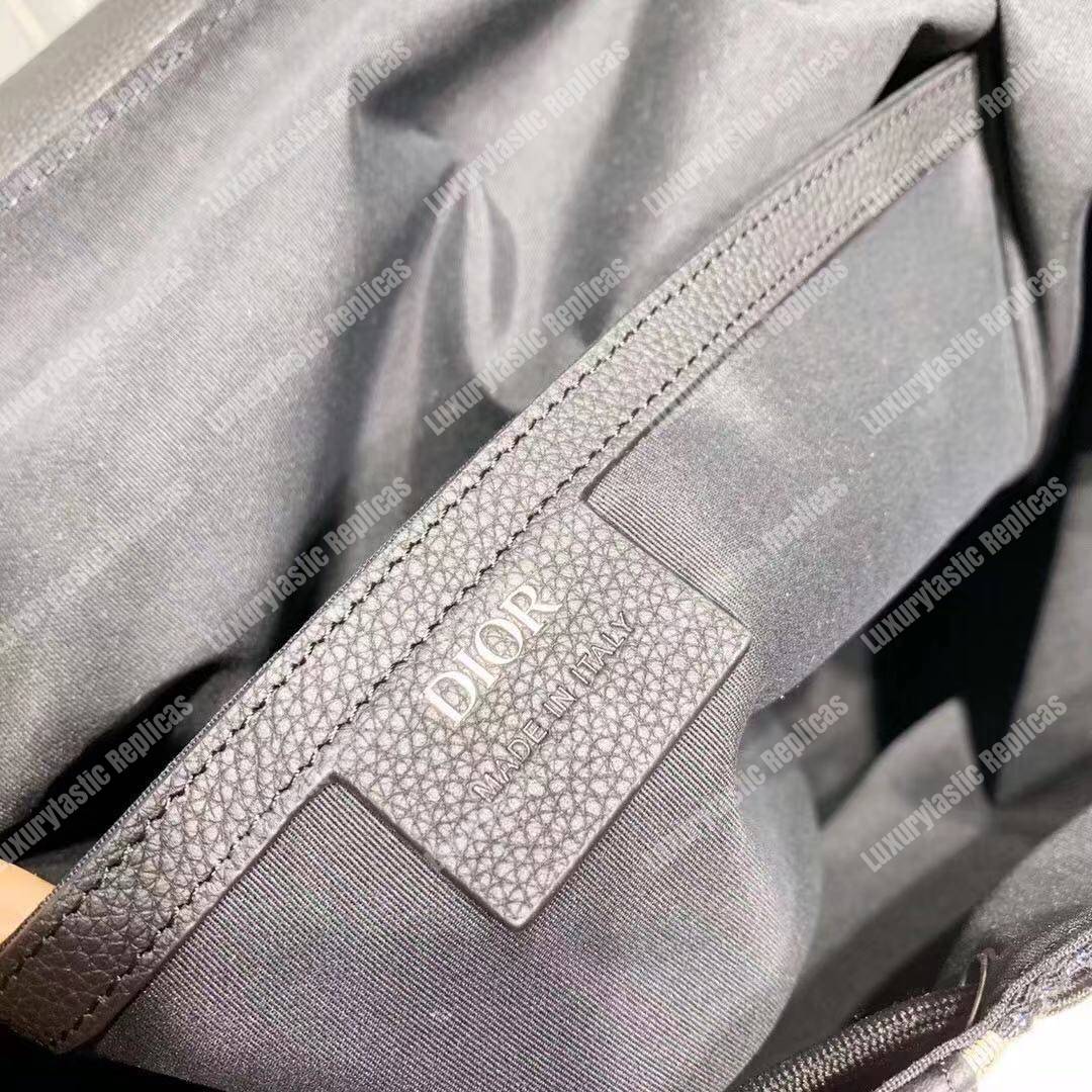 D*or beige and black D*or oblique jacquard backpack