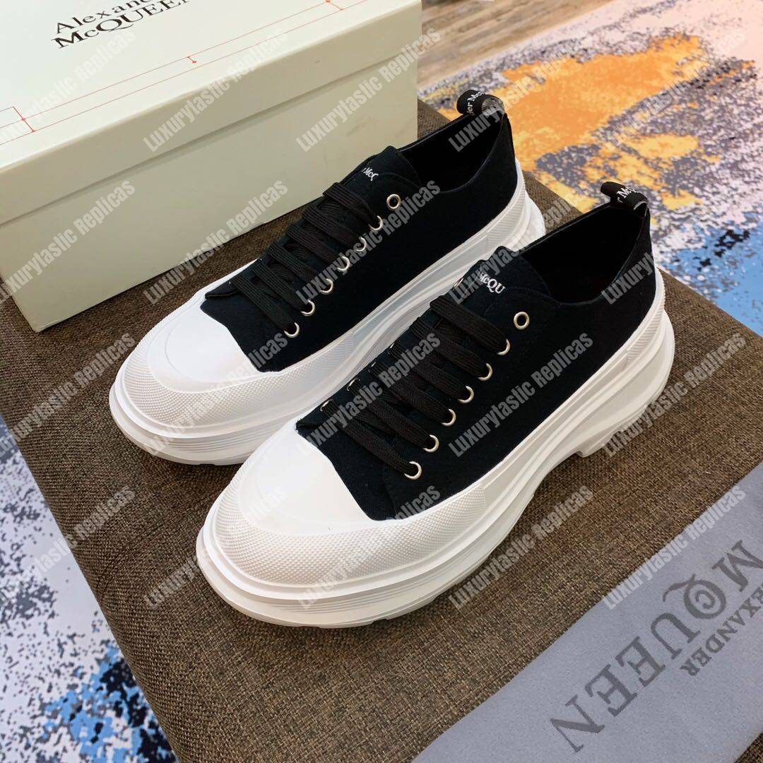 Alexander Mcqueen Tread Slick Lace White