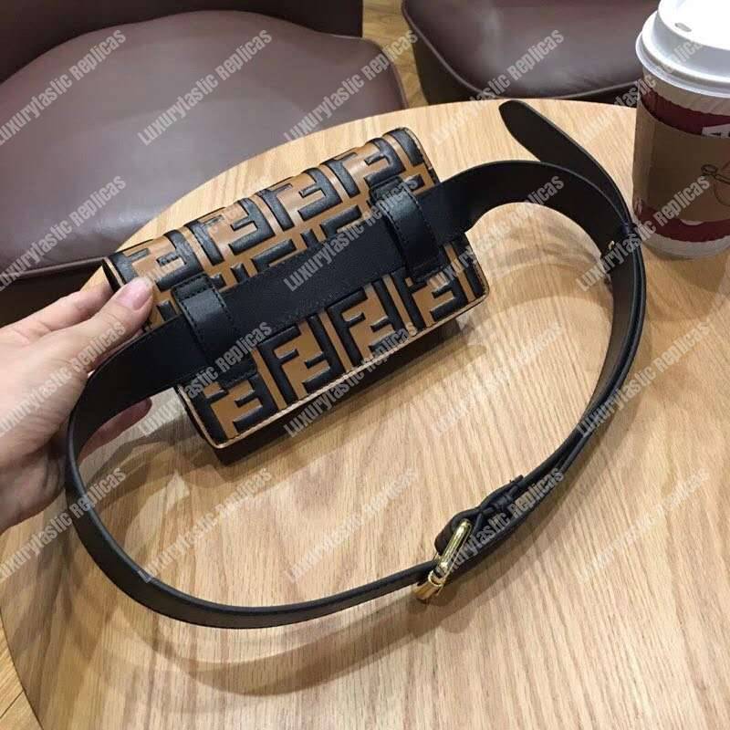 F**di multicolour leather belt bag