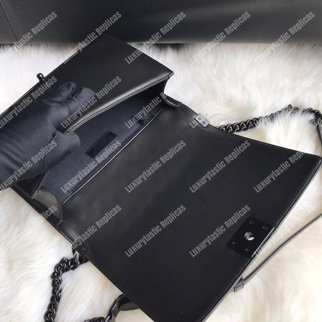 Ch*el boy large handbag black