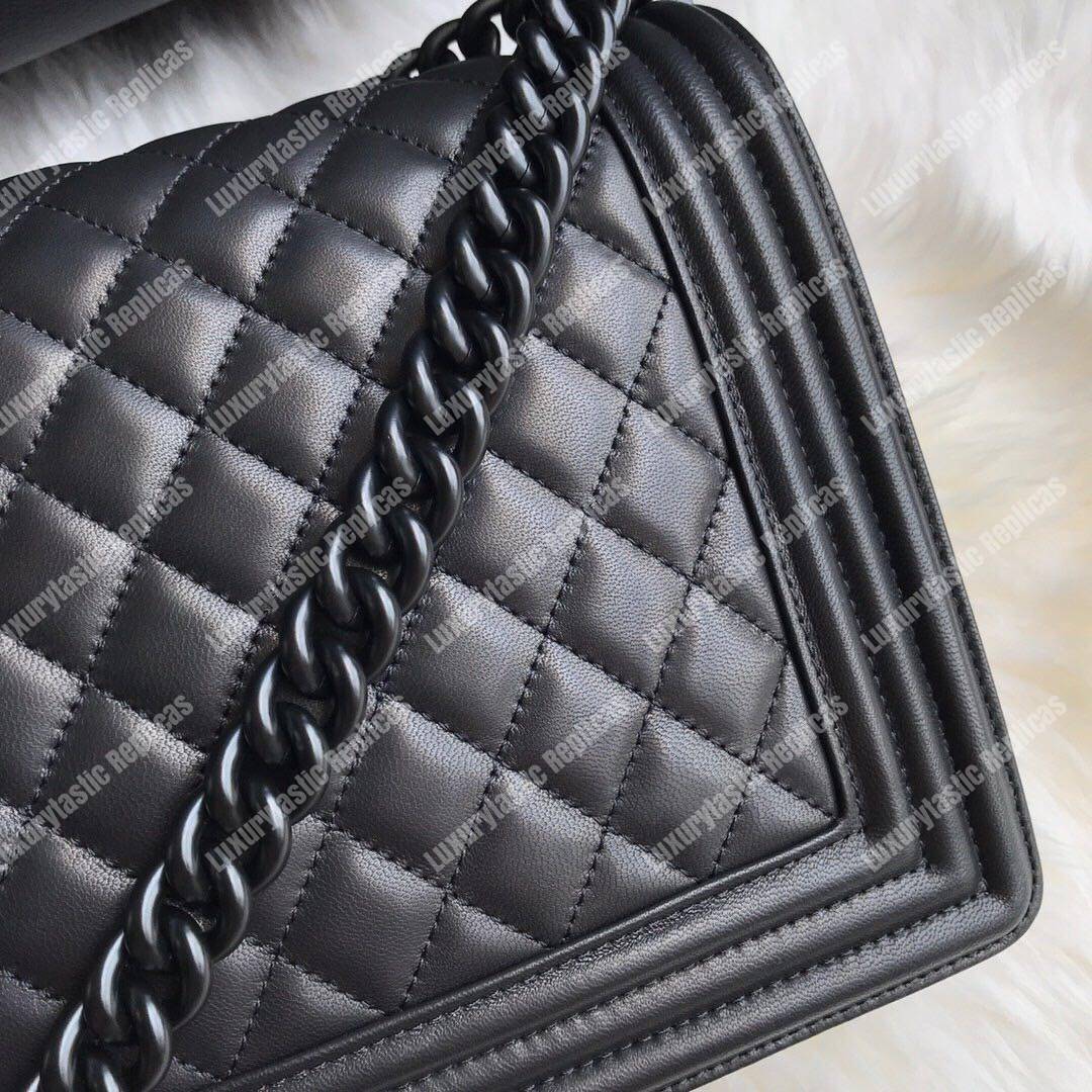 Ch*el boy large handbag black