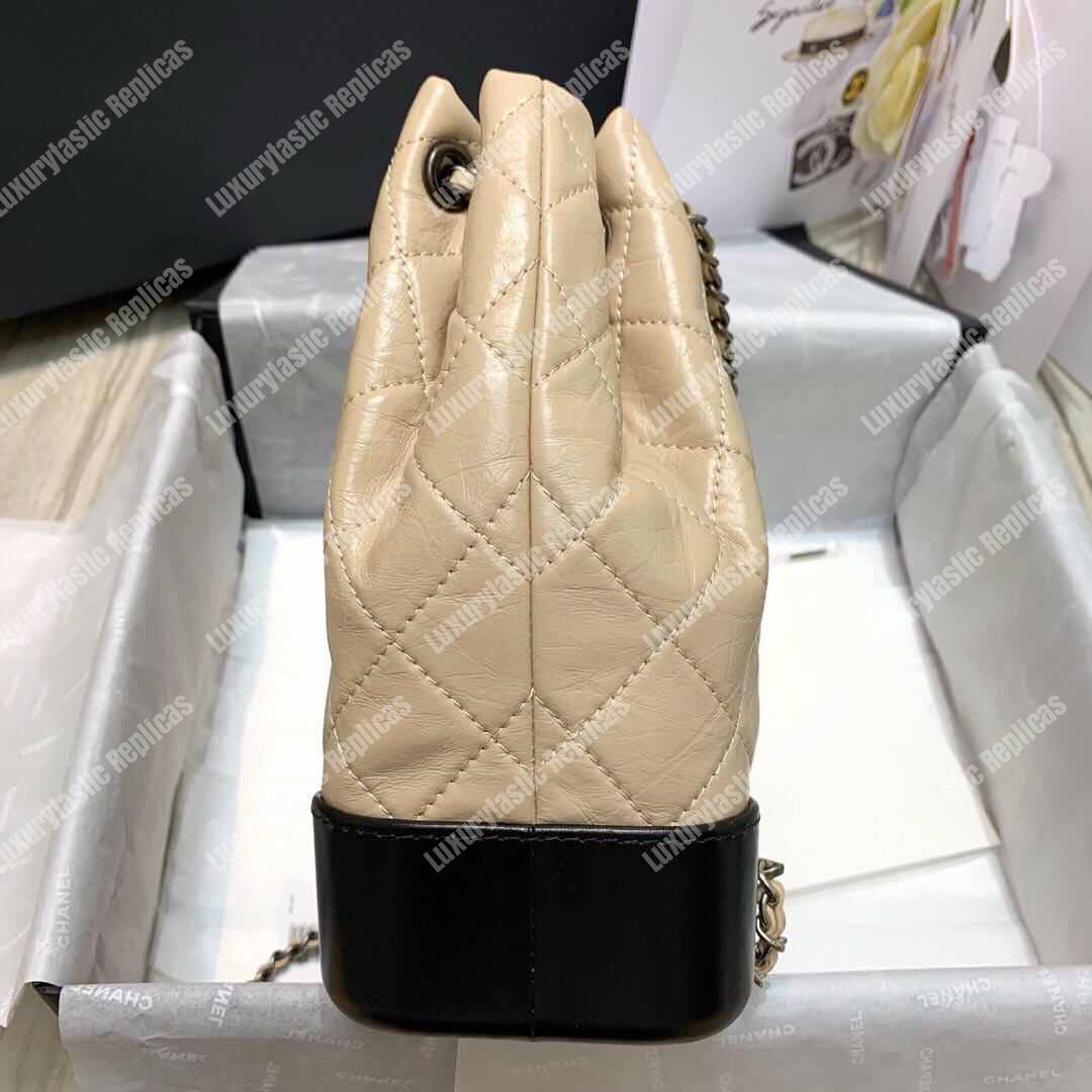 Ch*el 2017 gabrielle backpack beige