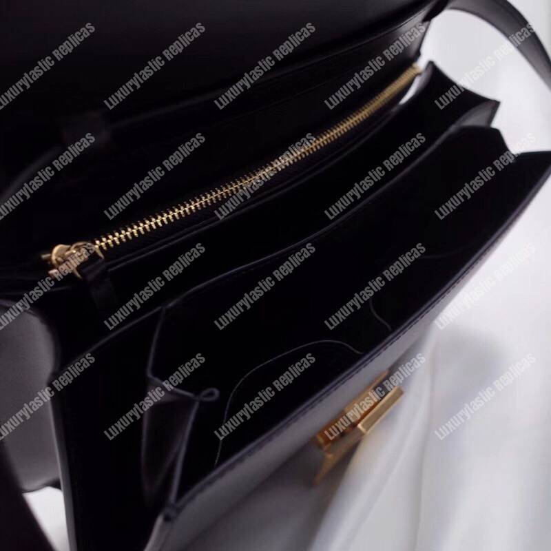 Ce**e medium classic bag in box calfskin anthracite