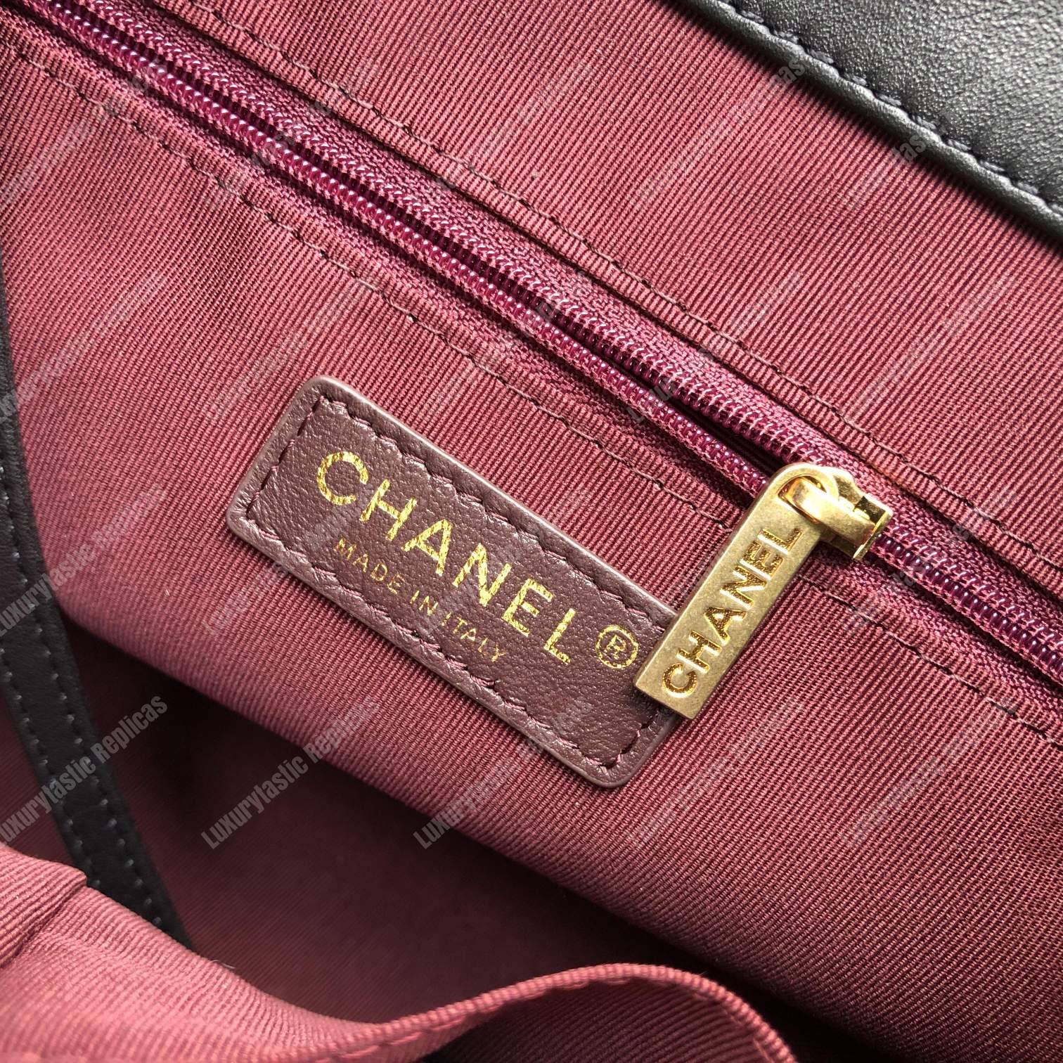 Ch*el hobo handbag black