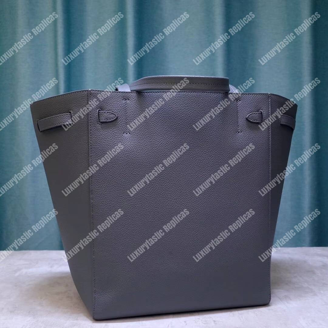 Ce**e small cabas phantom in soft grained calfskin grey