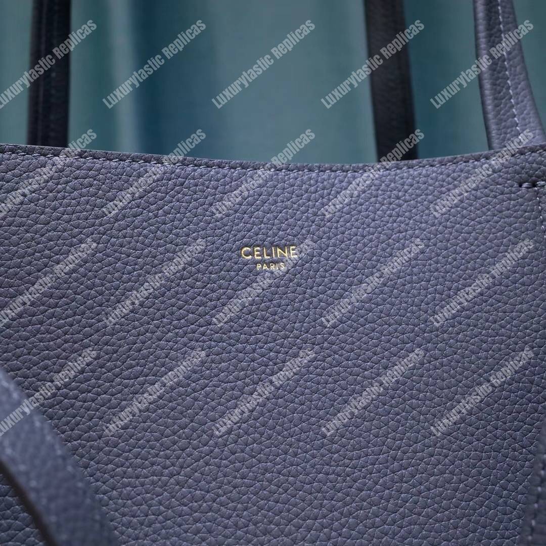 Ce**e small cabas phantom in soft grained calfskin grey