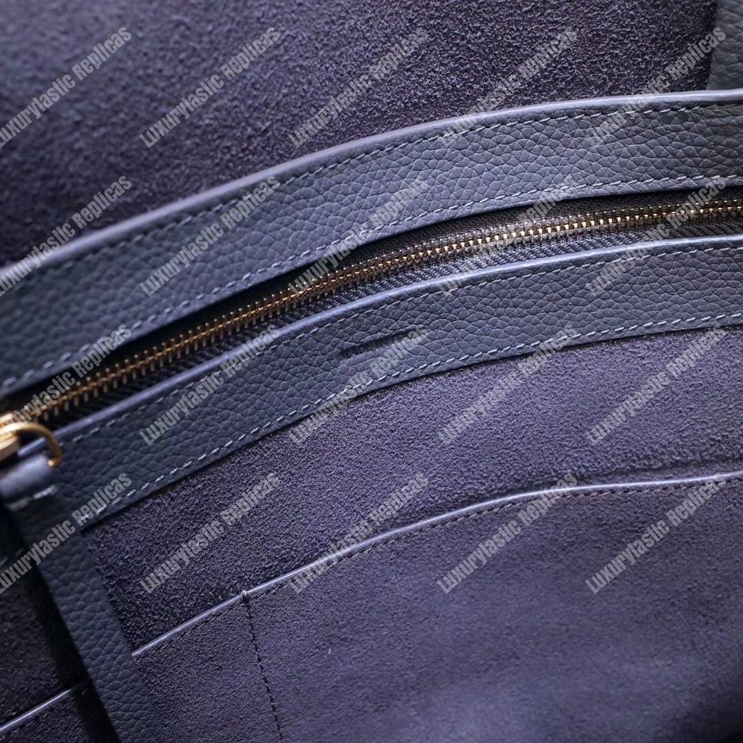 Ce**e small cabas phantom in soft grained calfskin grey