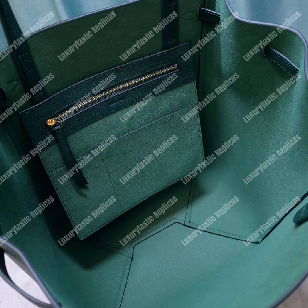 Ce**e small cabas phantom in soft grained calfskin amazone