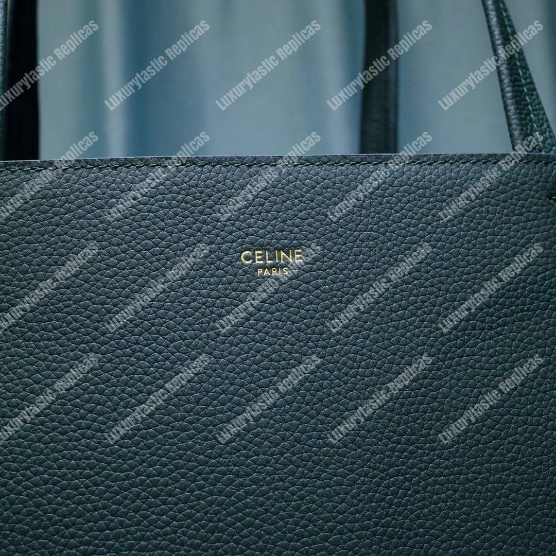 Ce**e small cabas phantom in soft grained calfskin amazone