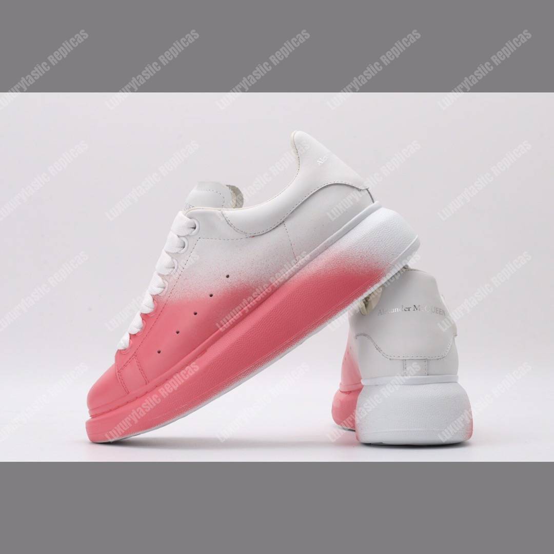 Alexander McQueen Oversized Sneaker Pink Spray