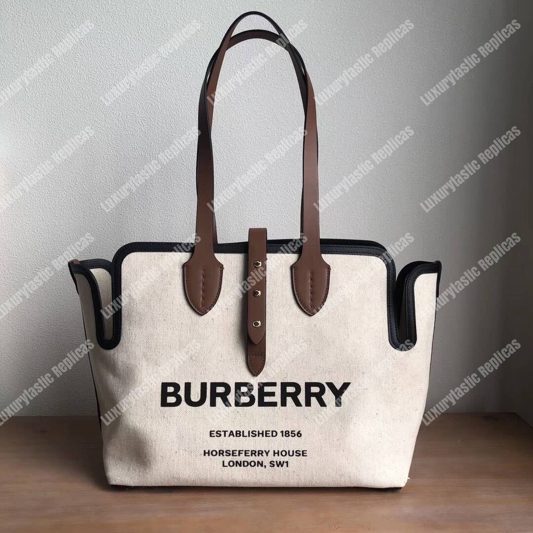 B**rry the medium soft cotton canvas belt bag brown