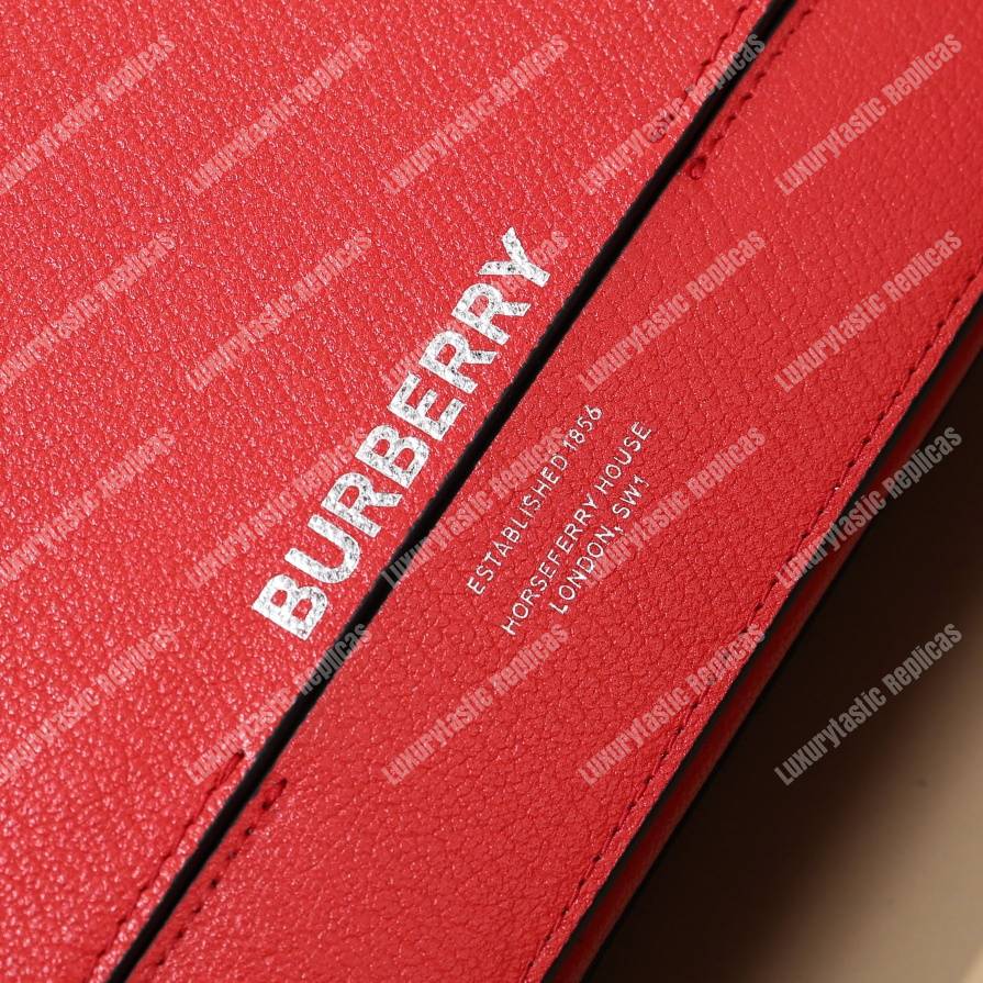 B**rry small two-tone leather grace bag red