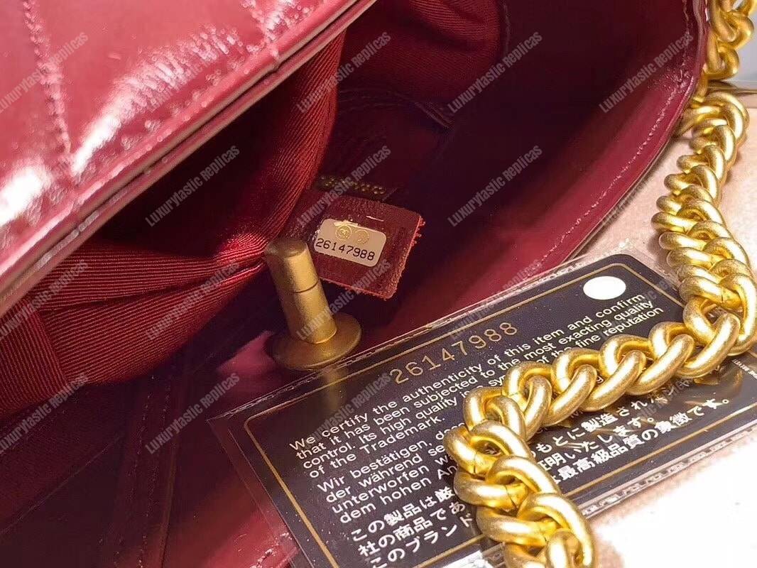 Ch*el hobo handbag red