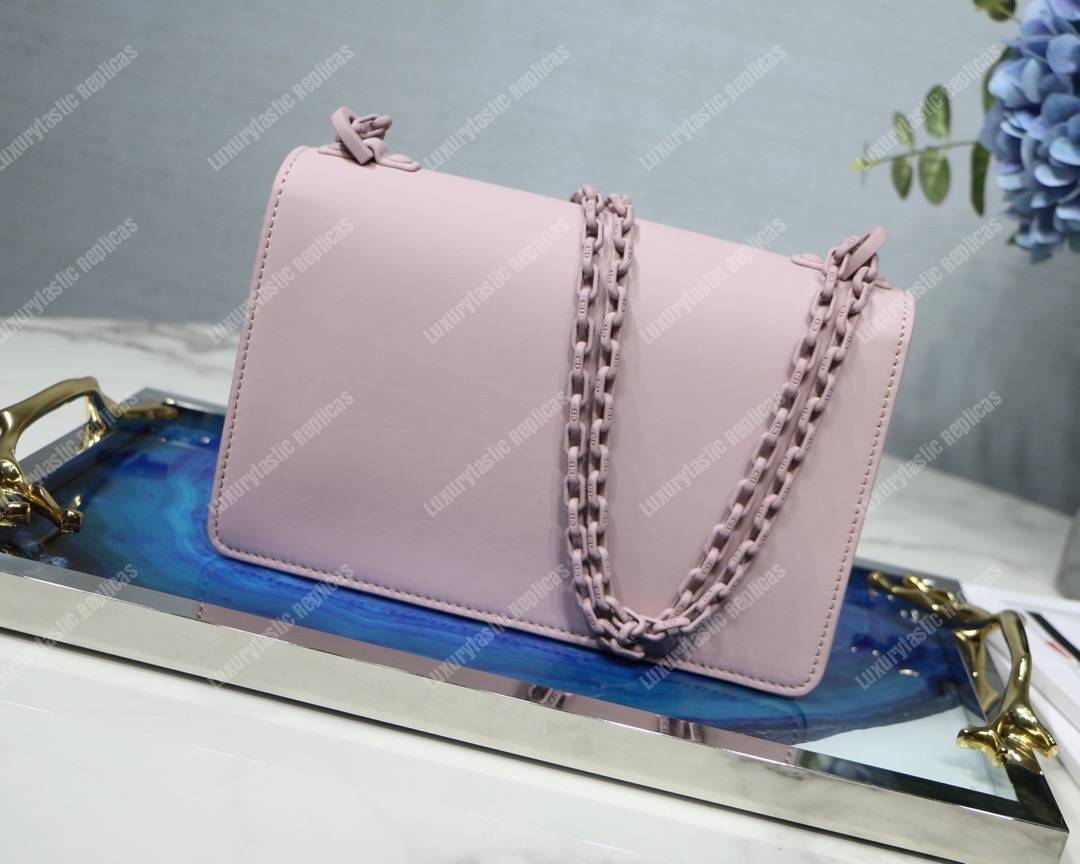 mini j’aD*or pink ultra matte flap bag