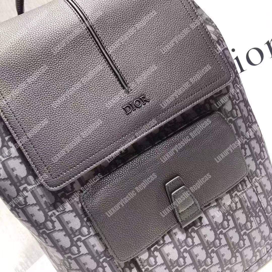 D*or navy blue oblique drawstring motion backpack