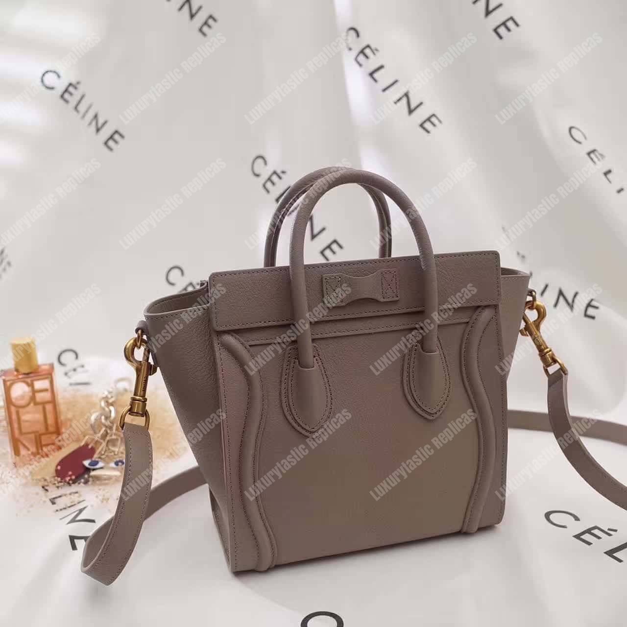 Ce**e nano luggage tote tan