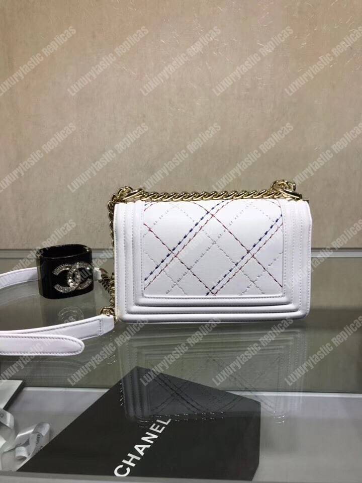 Ch*el small boy handbag white