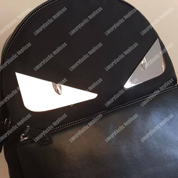 F**di black nylon backpack
