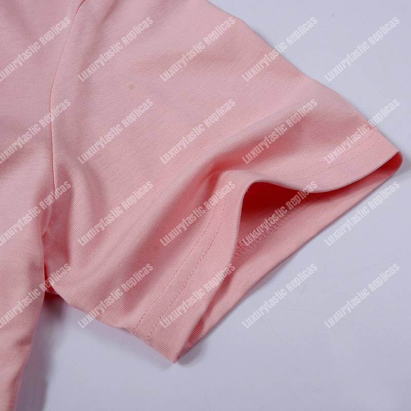 D*or alex foxton rose logo pink cotton t-shirt