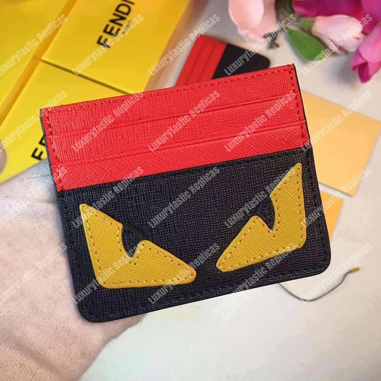 F**di multicolour card case