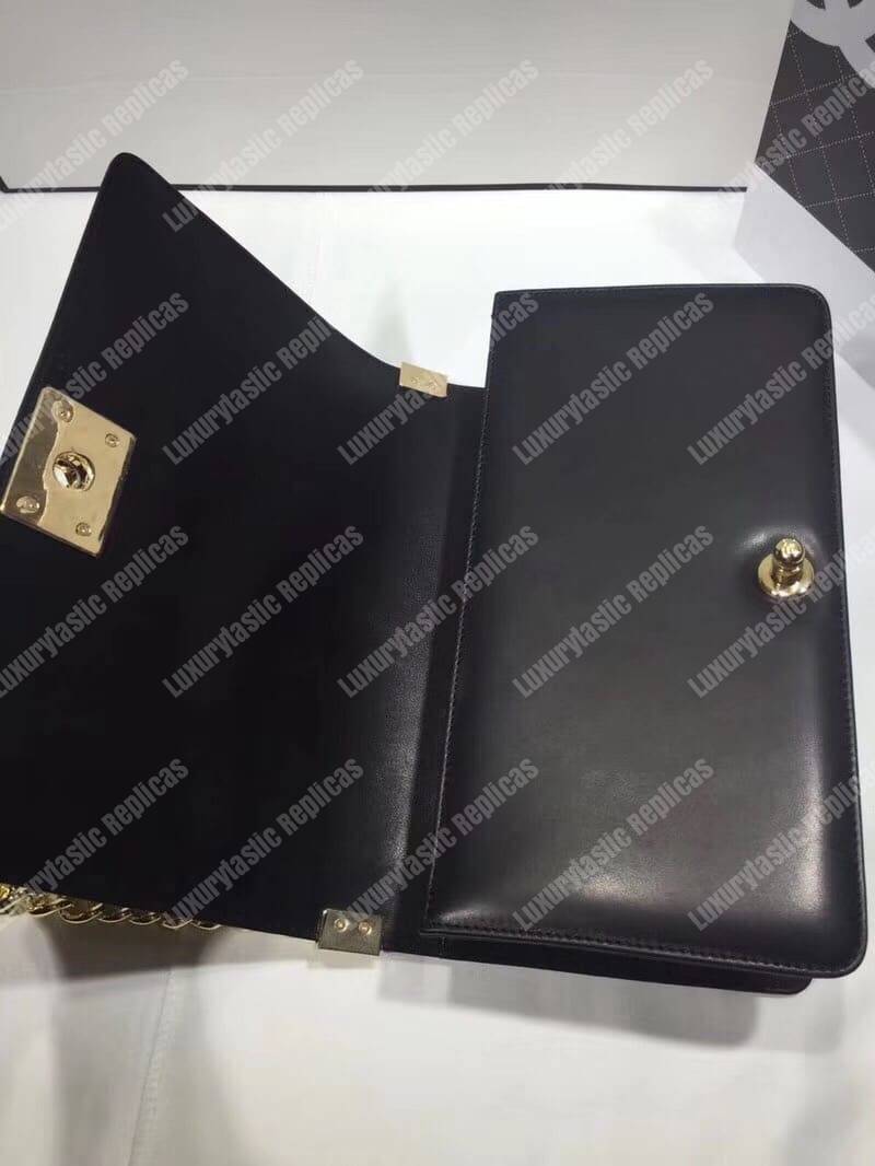 Ch*el boy handbag black