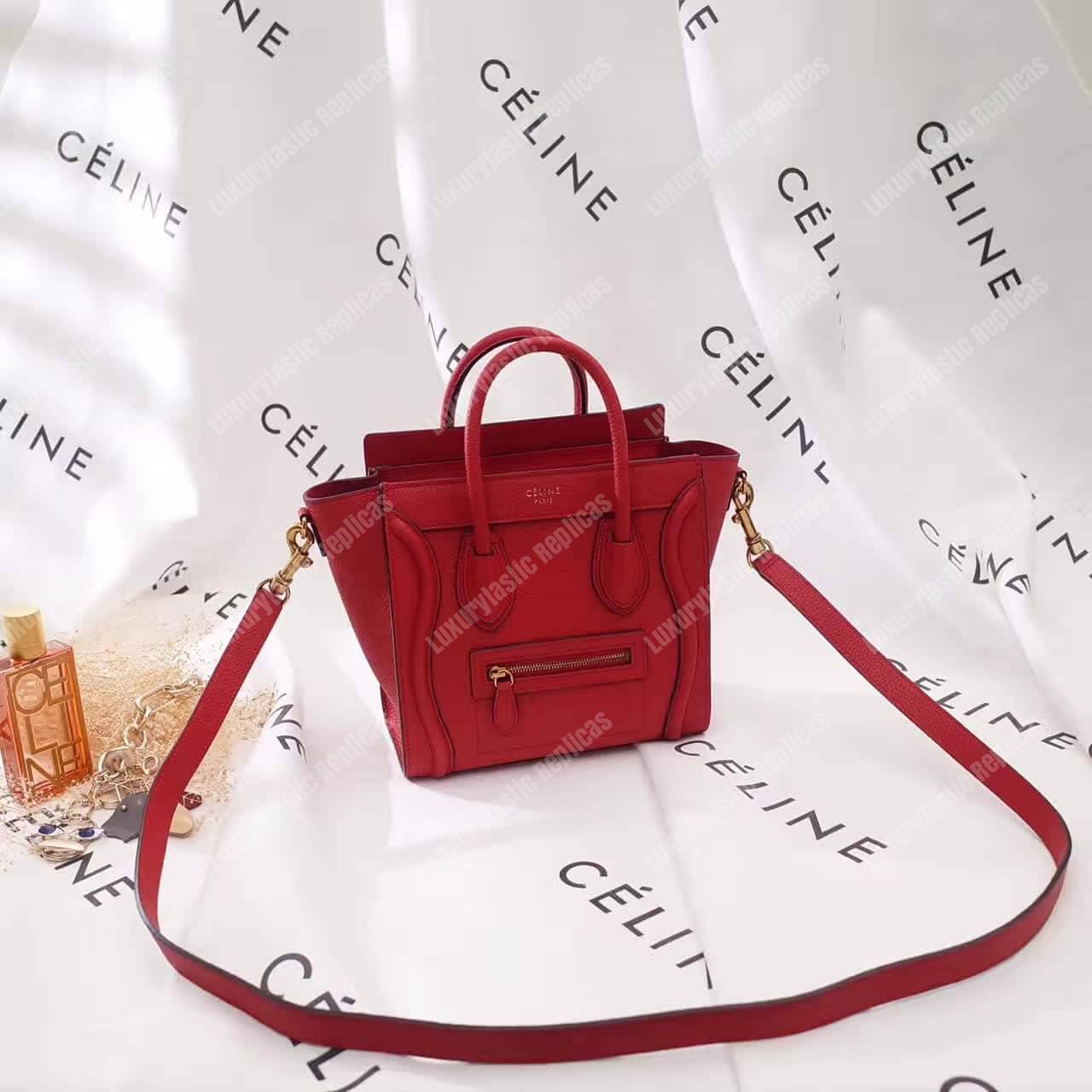 Ce**e nano luggage tote red