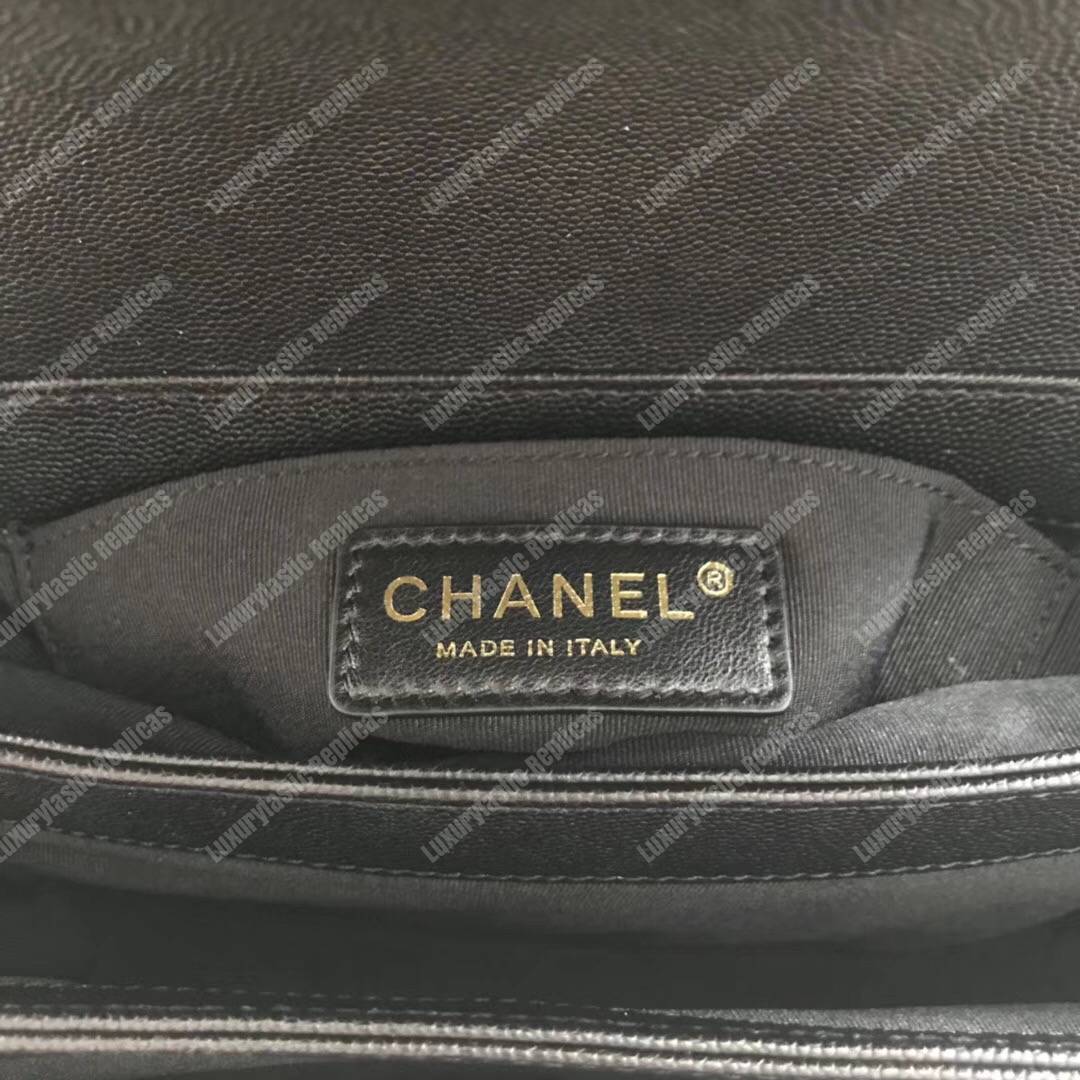 Ch*el classic flap bag black