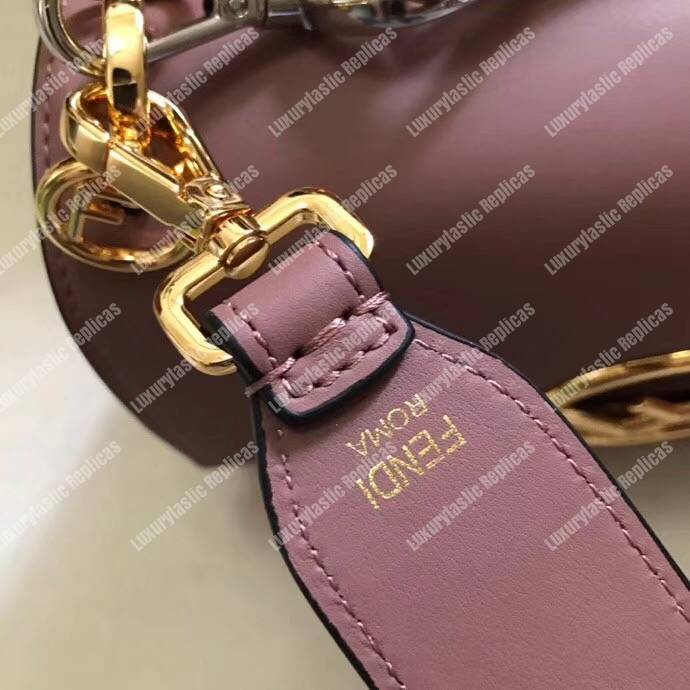 F**di kan i f brown leather bag
