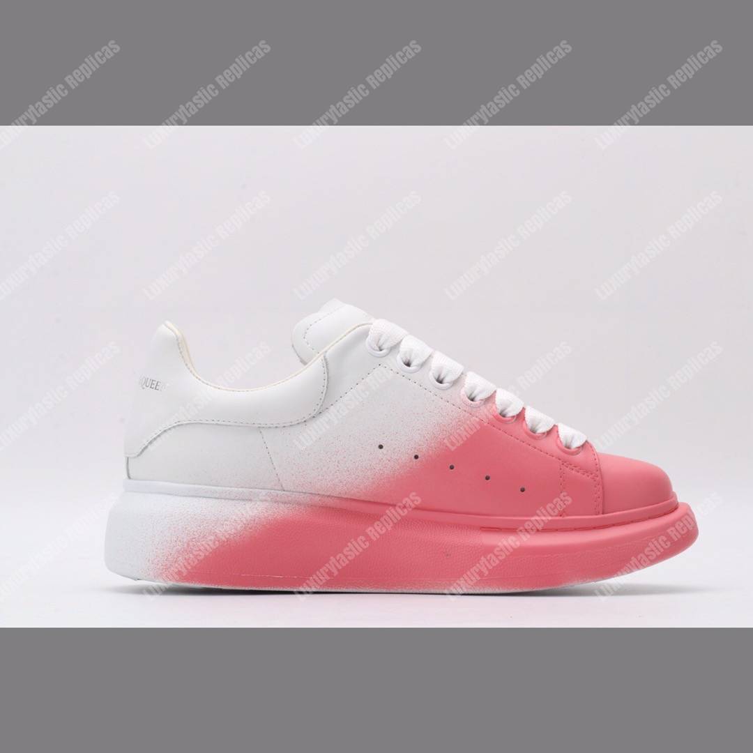 Alexander McQueen Oversized Sneaker Pink Spray