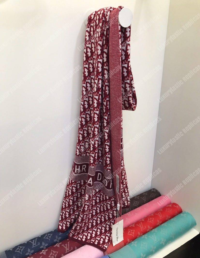 CD Burgundy Oblique Stole