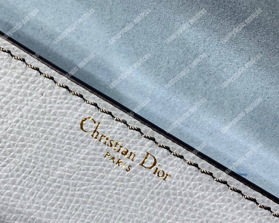 j’aD*or calfskin flap bag off-white