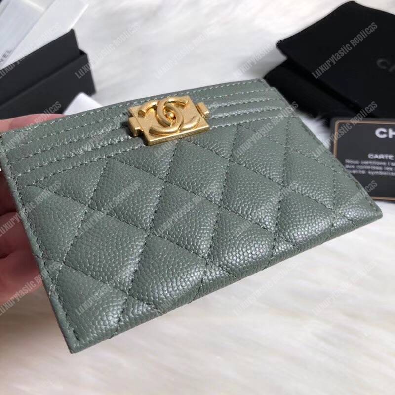 Ch*el boy card holder grey