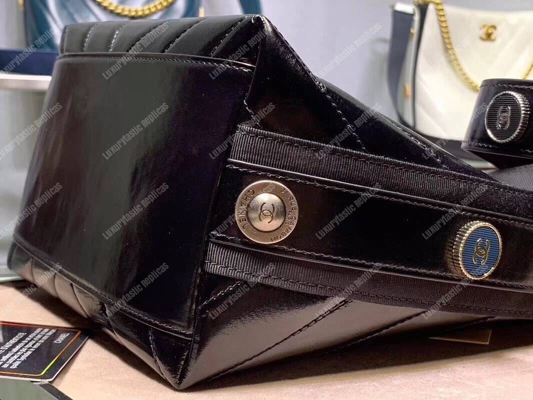 Ch*el hobo handbag black