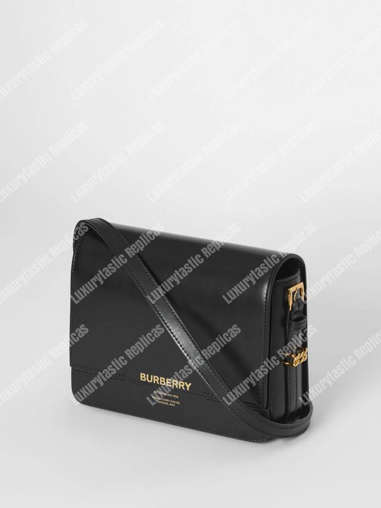 B**rry small two-tone leather grace bag black