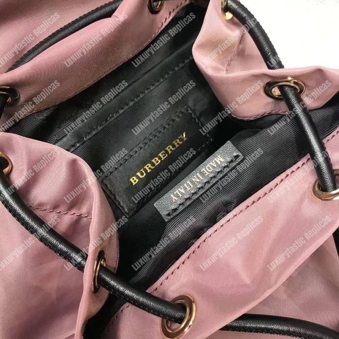 B**rry the small rucksack in pink