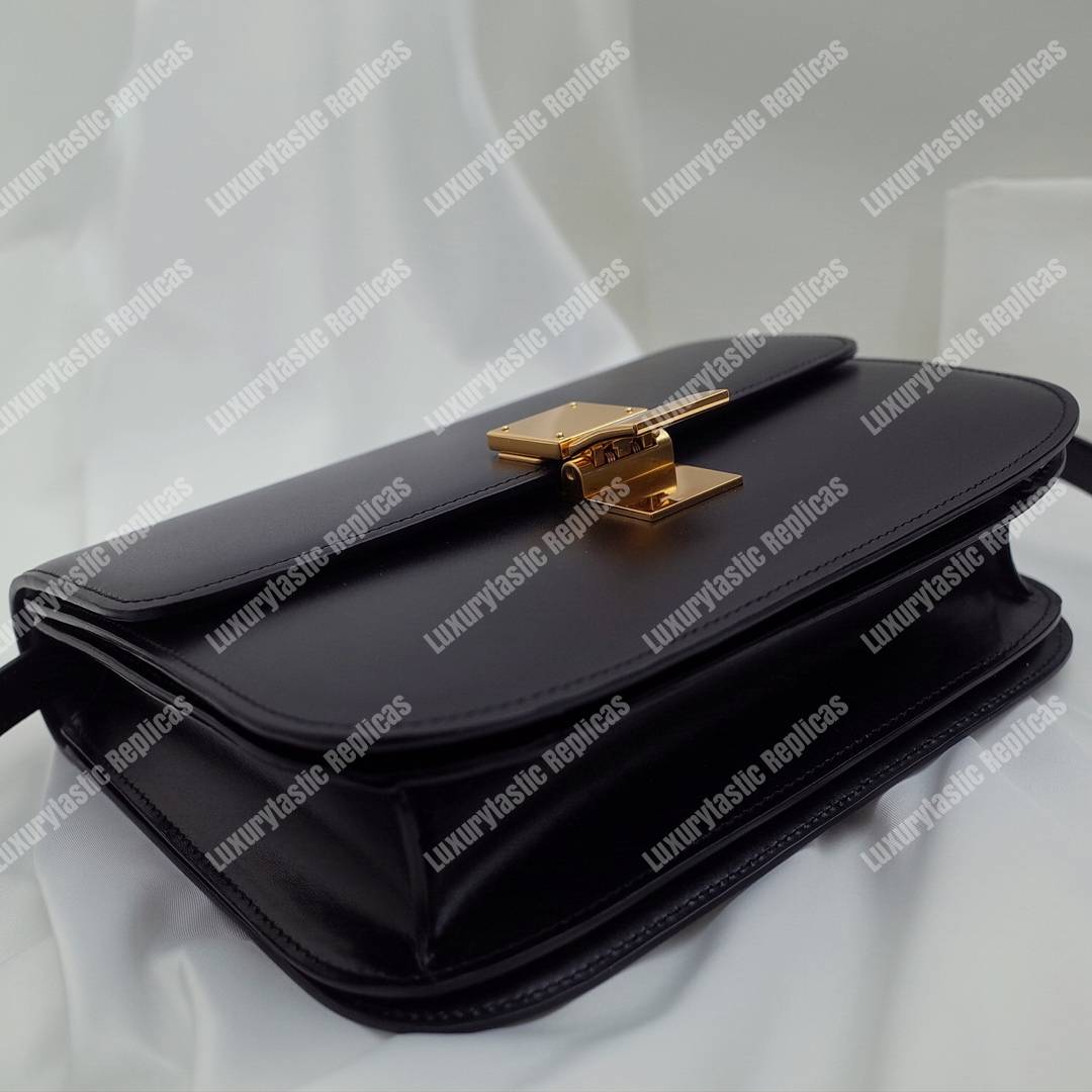 Ce**e medium classic bag in box calfskin black