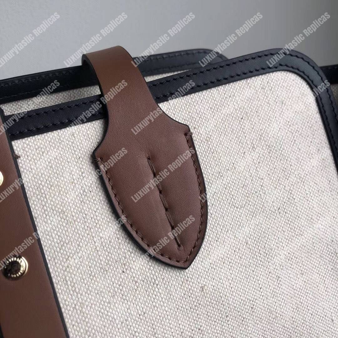 B**rry the medium soft cotton canvas belt bag brown