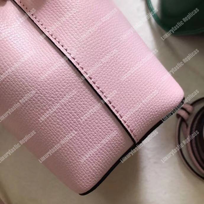 F**di mon tresor pink leather mini bag