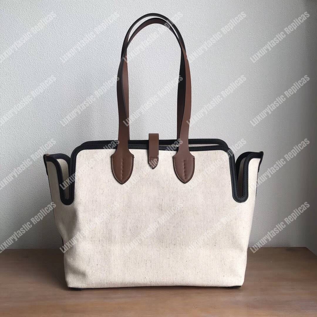 B**rry the medium soft cotton canvas belt bag brown