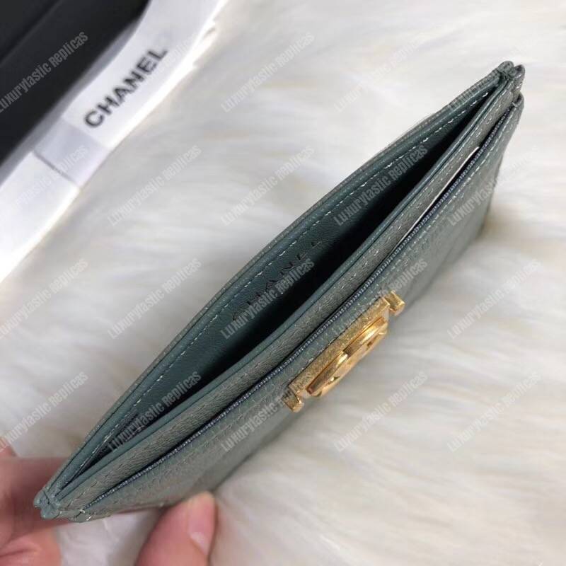 Ch*el boy card holder grey