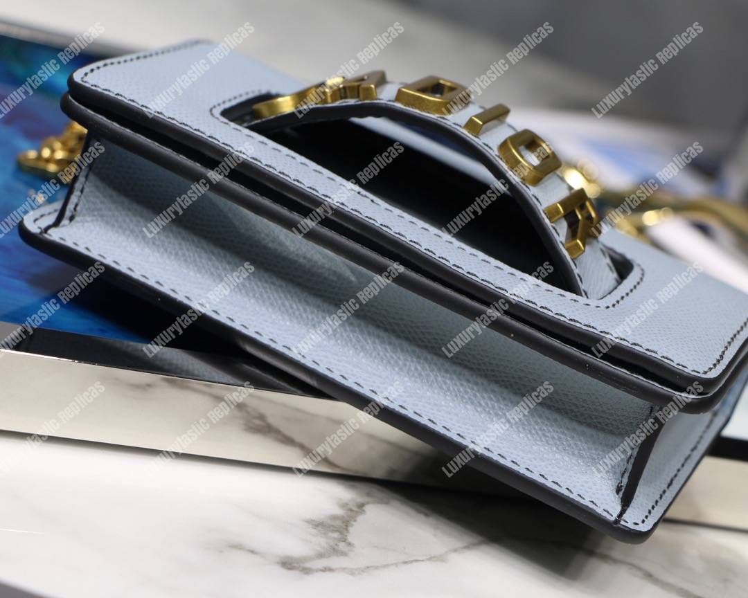 j’aD*or calfskin flap bag off-white