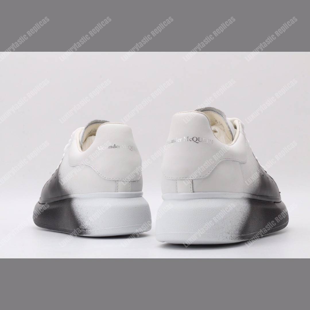 Alexander McQueen Oversized Sneaker Black Spray