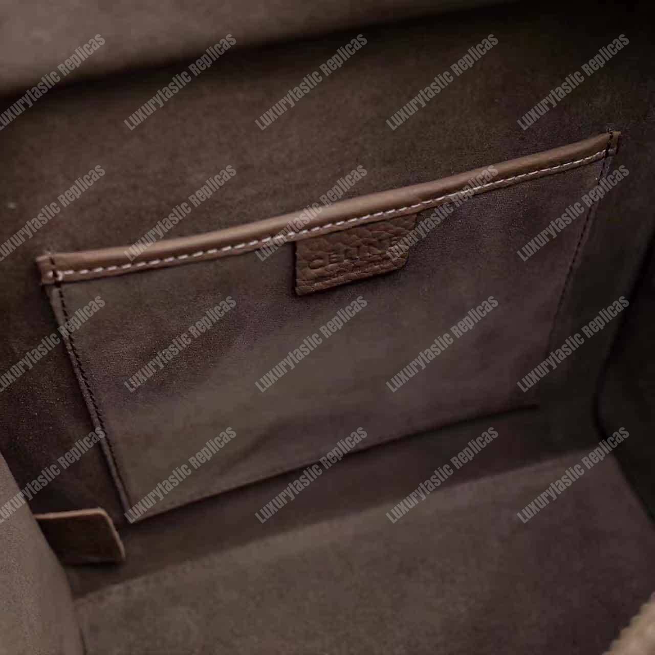 Ce**e nano luggage tote saddle brown