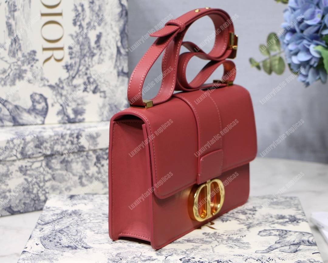 30 Montaigne Calfskin Bag Sienna