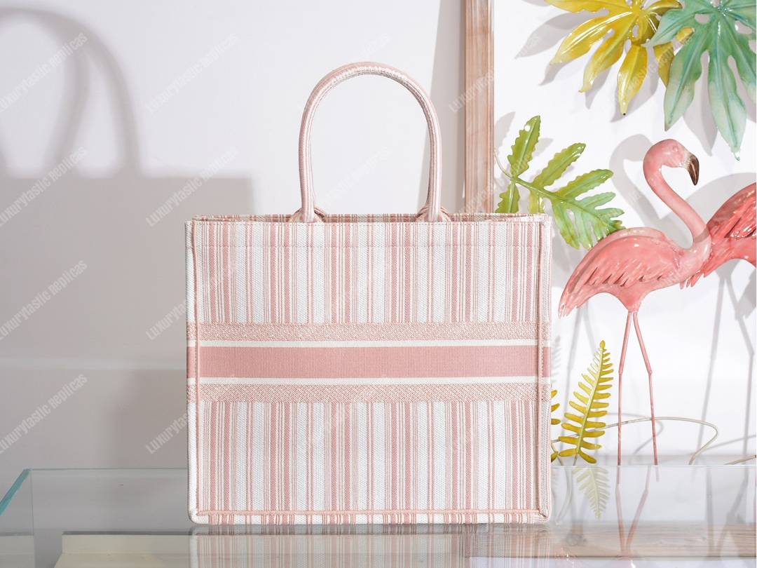 D*or book tote bag marbella exclusive pink