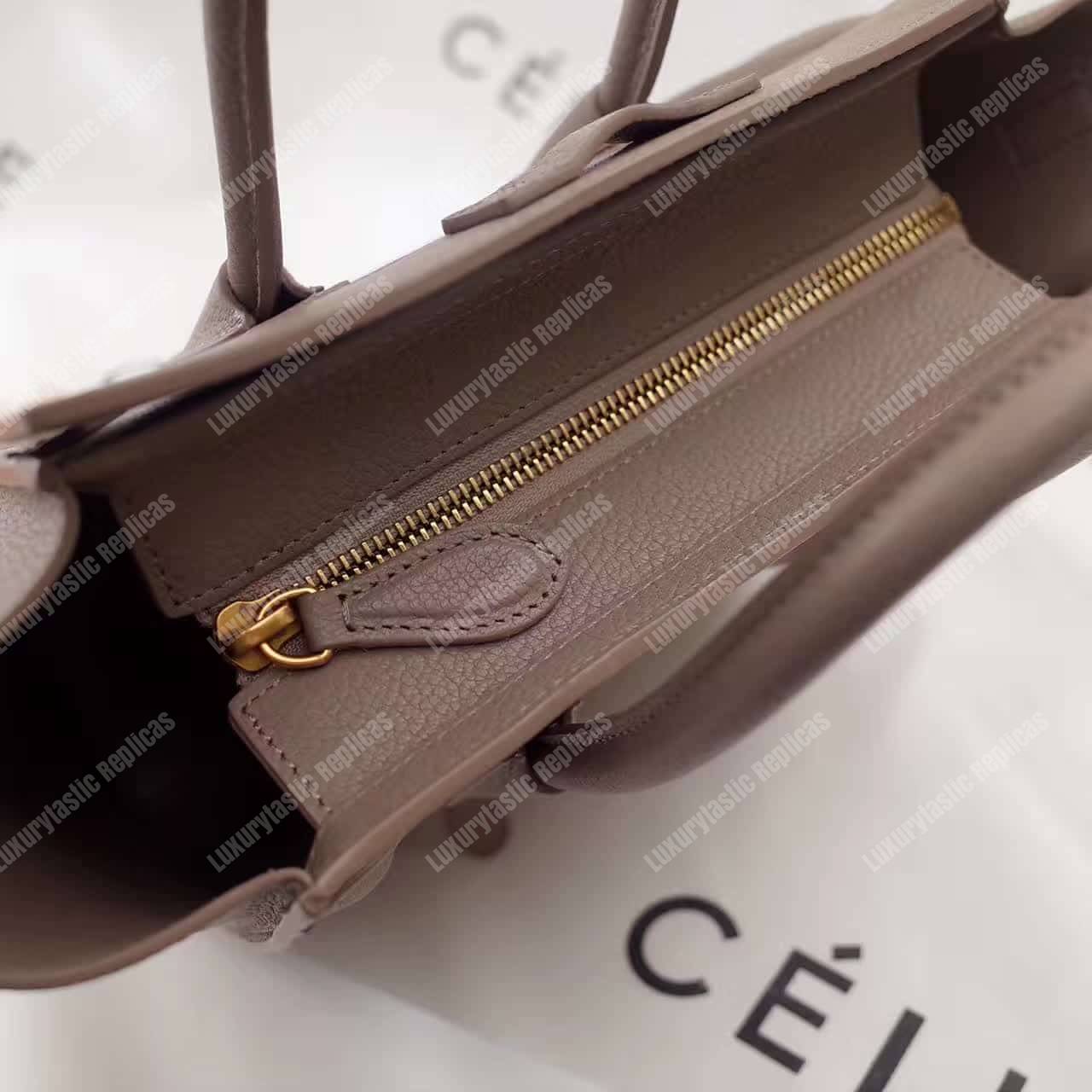 Ce**e nano luggage tote tan