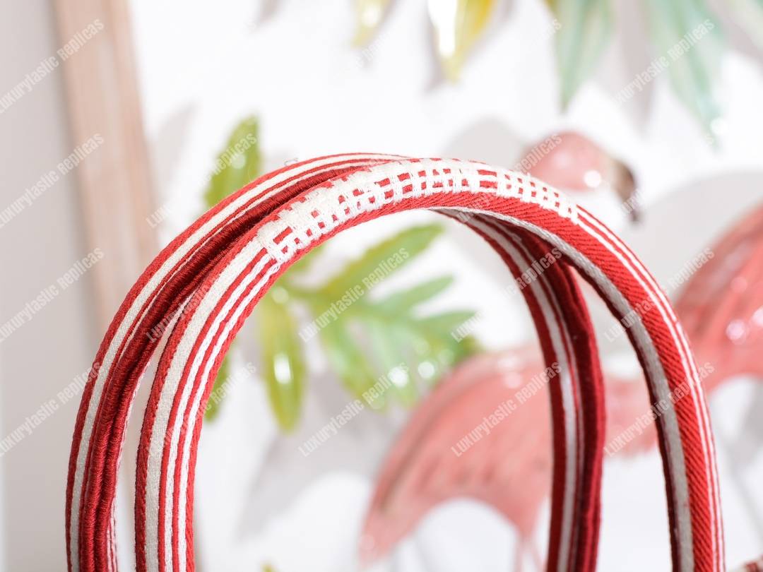 D*or book tote bag marbella exclusive red