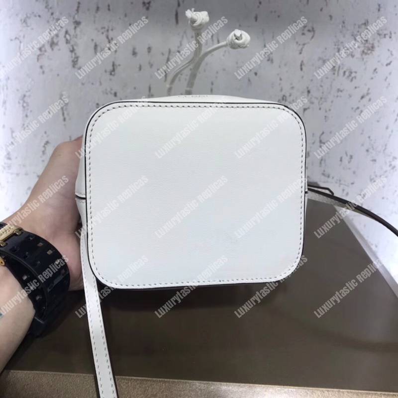 F**di mon tresor polyurethane mini bag white