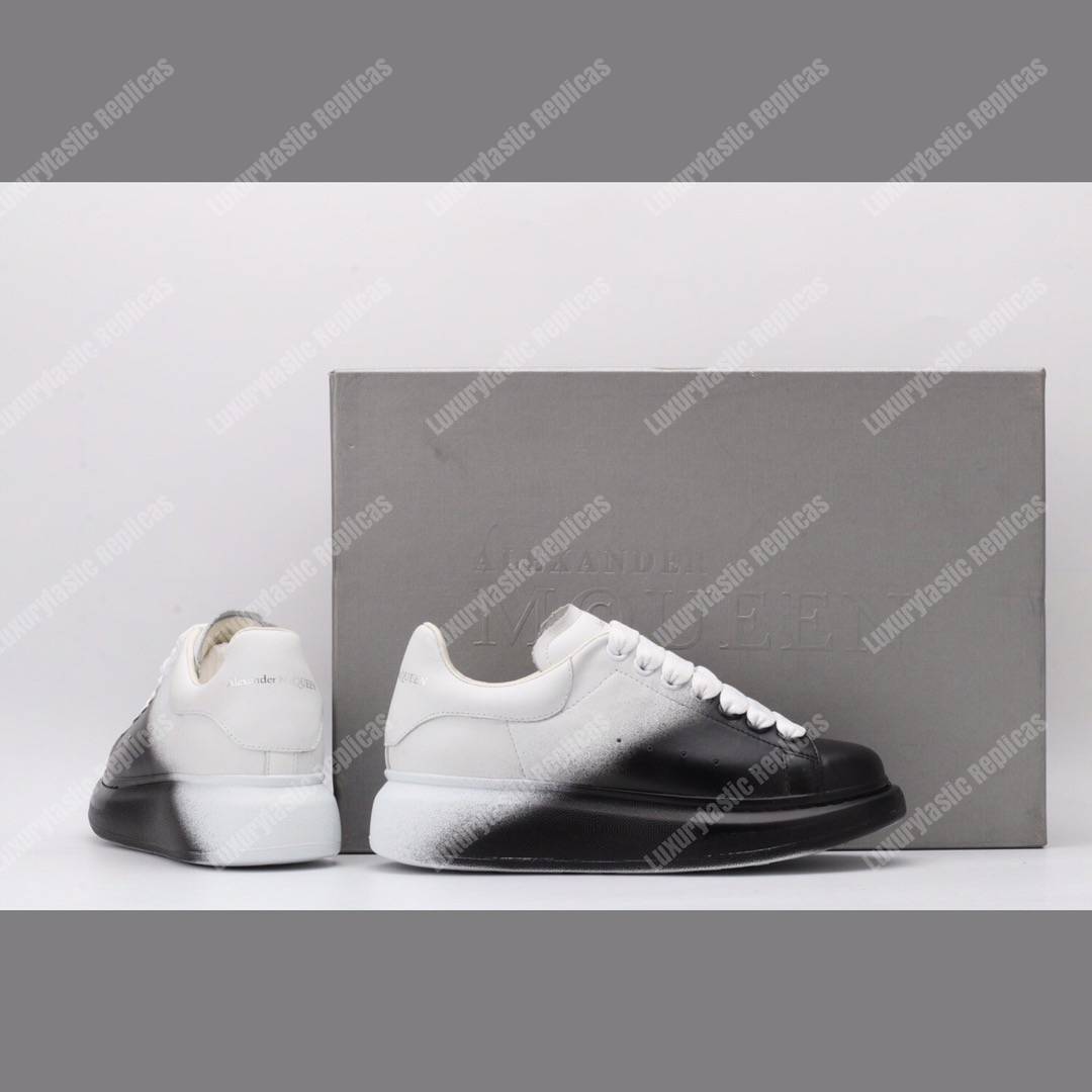 Alexander McQueen Oversized Sneaker Black Spray