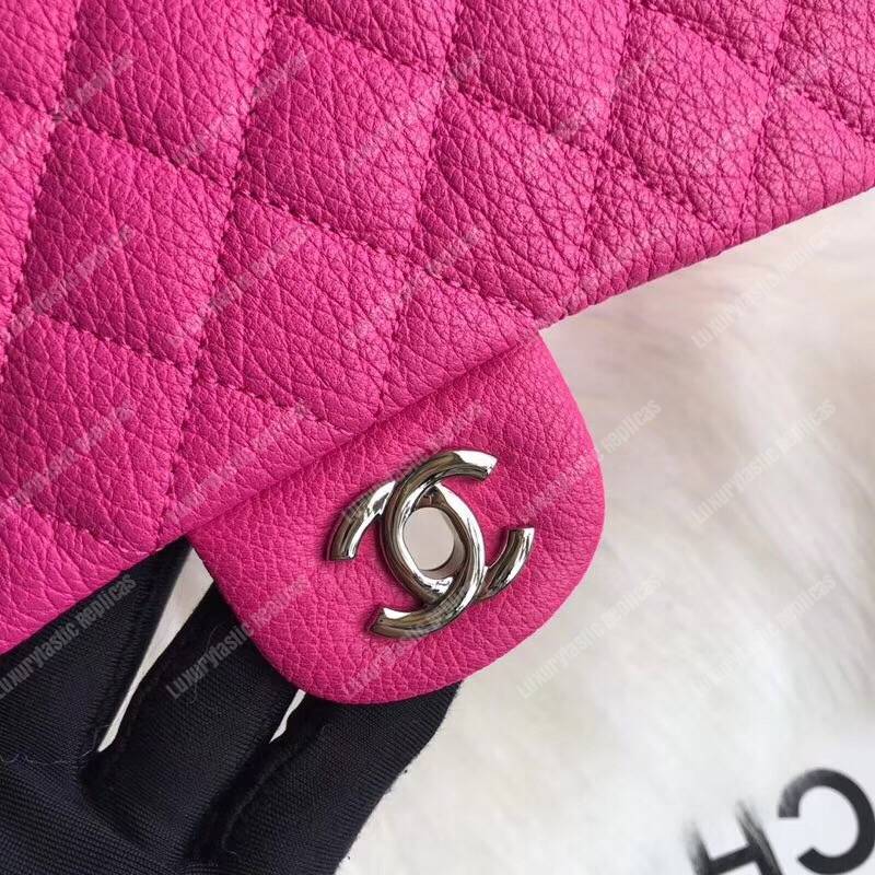 Ch*el medium classic handbag pink
